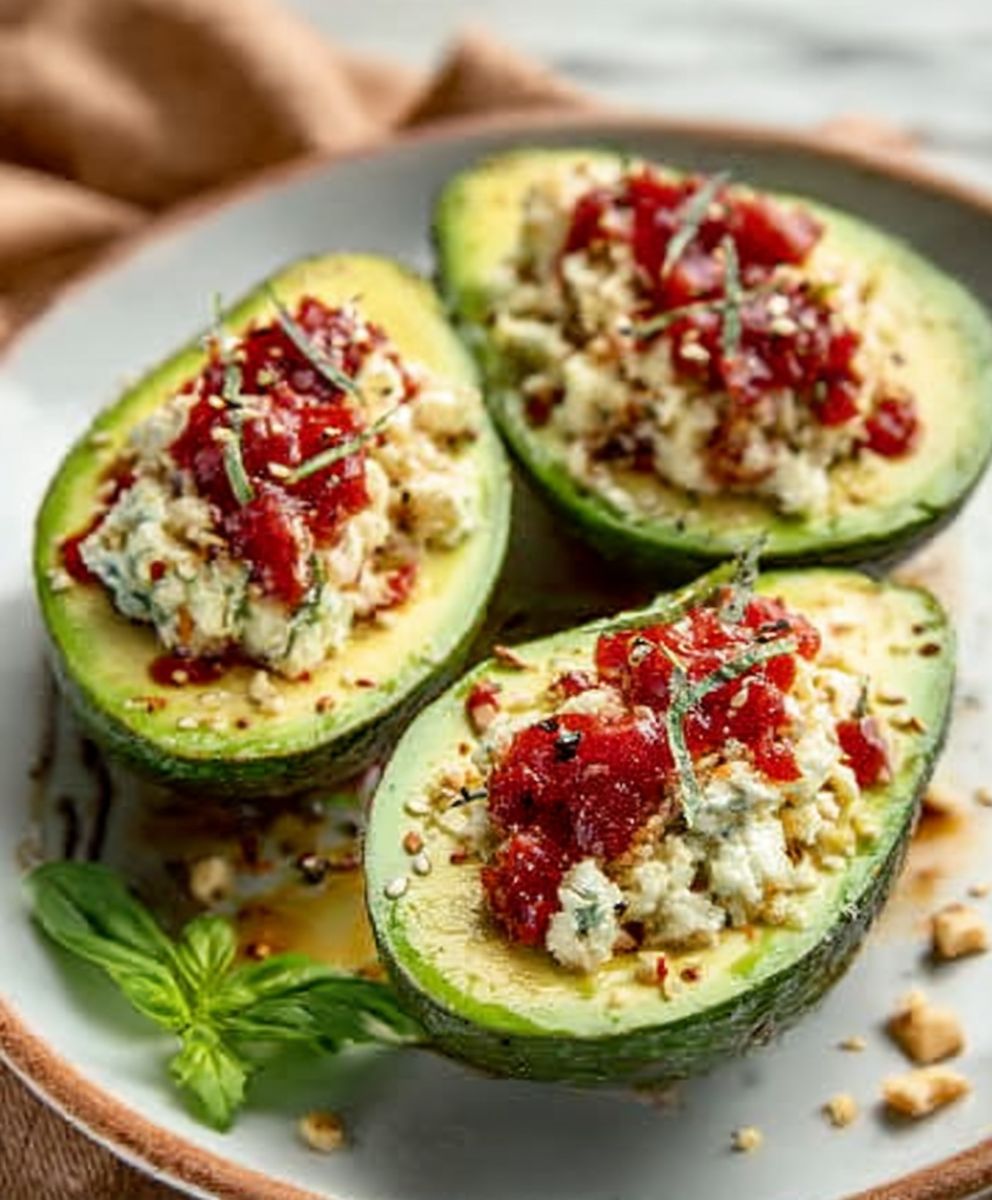 Tuna Stuffed Avocados