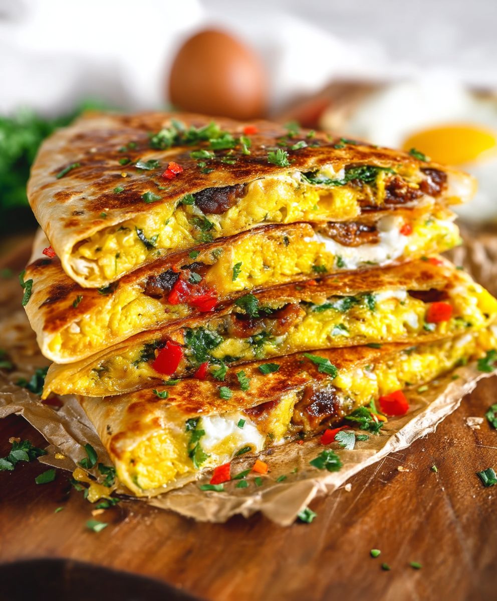 Cheddar Egg Quesadilla