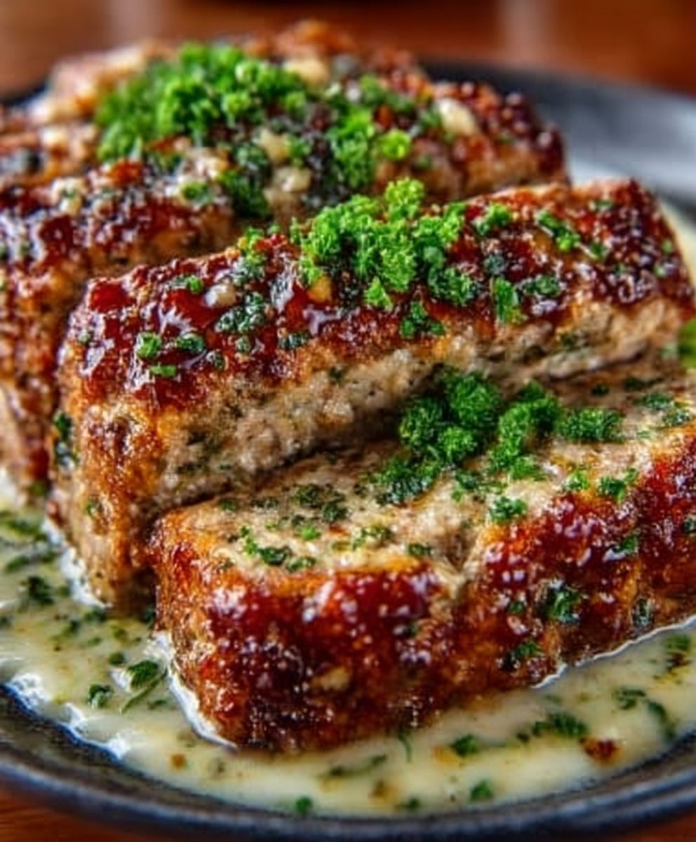 Garlic Parmesan Meatloaf