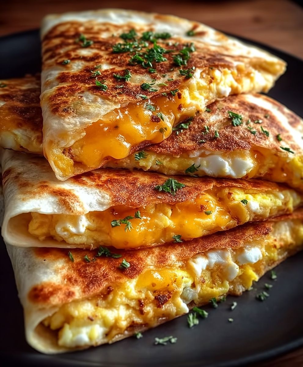 Cheddar Egg Quesadilla