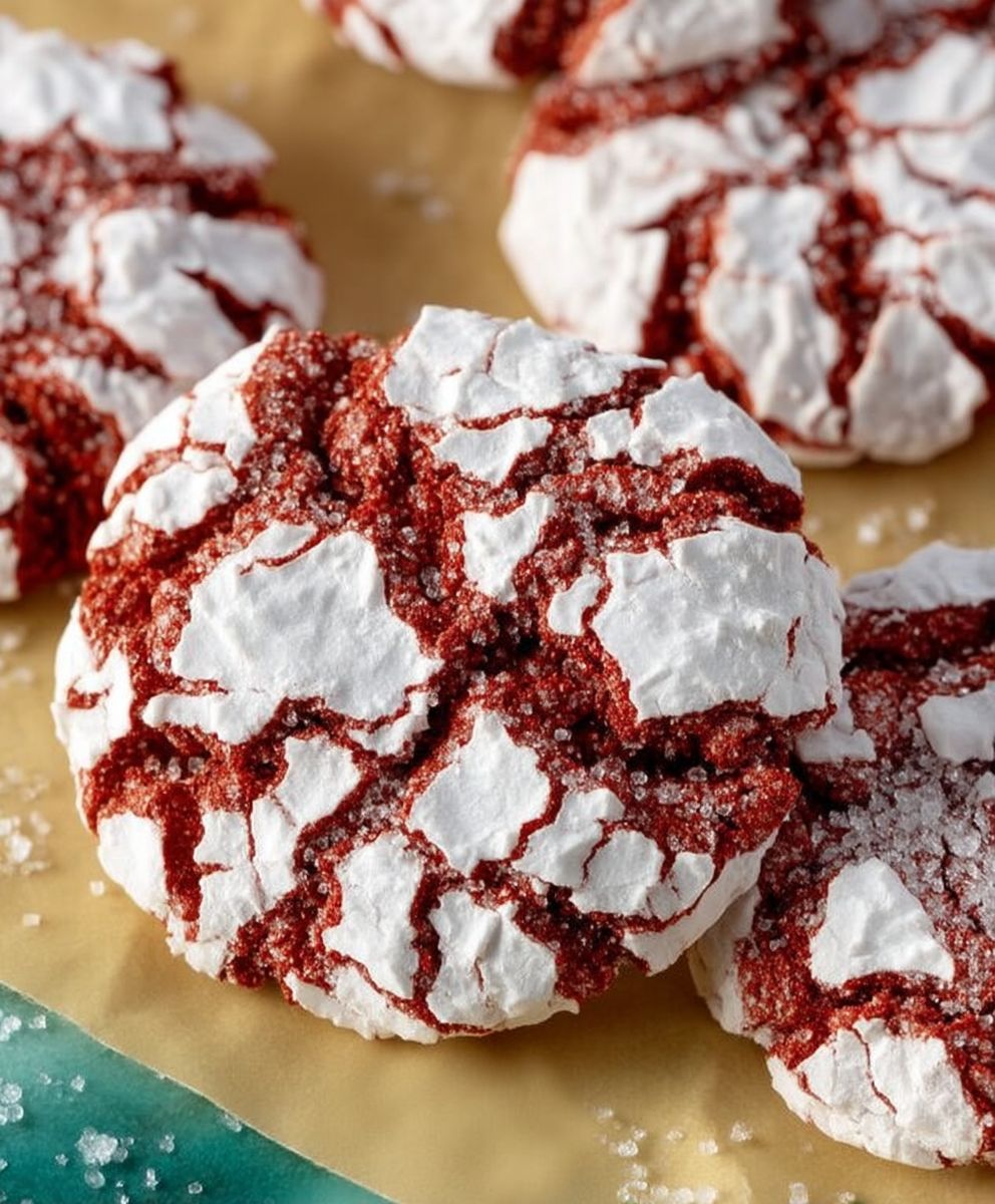 Cool Whip Crinkle Cookies