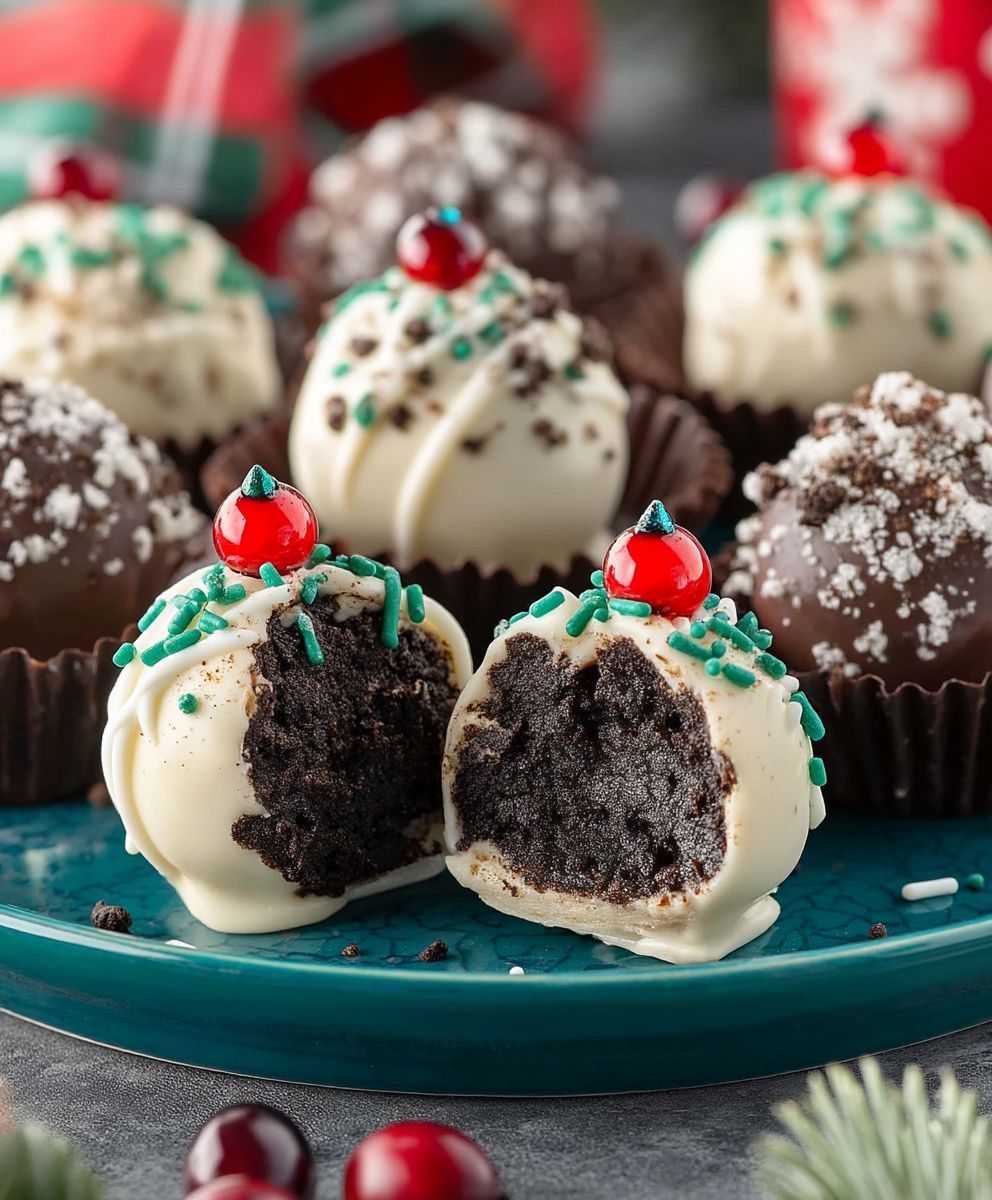 Christmas Oreo Balls