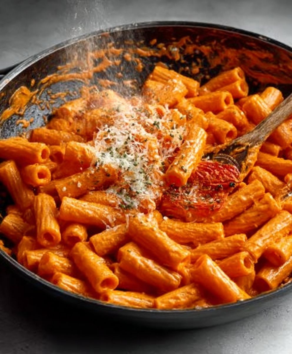 Creamy Tomato Garlic Pasta