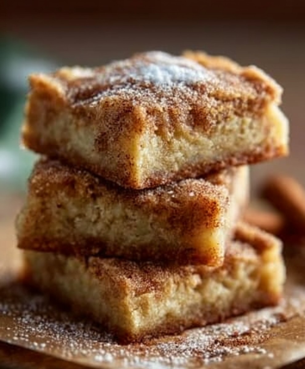 Cinnamon Sugar Blondies