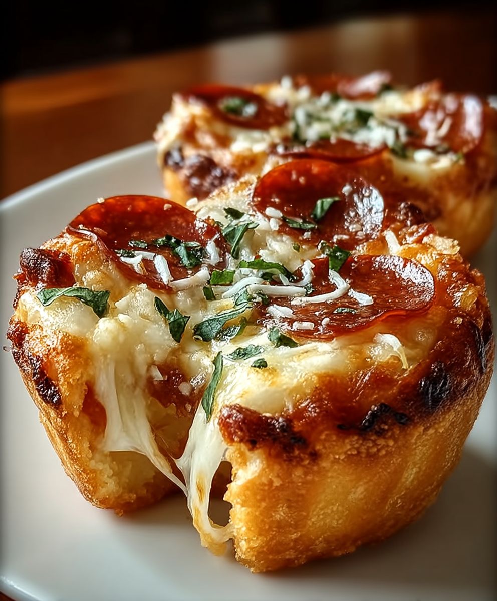 Mini Deep Dish Pizzas