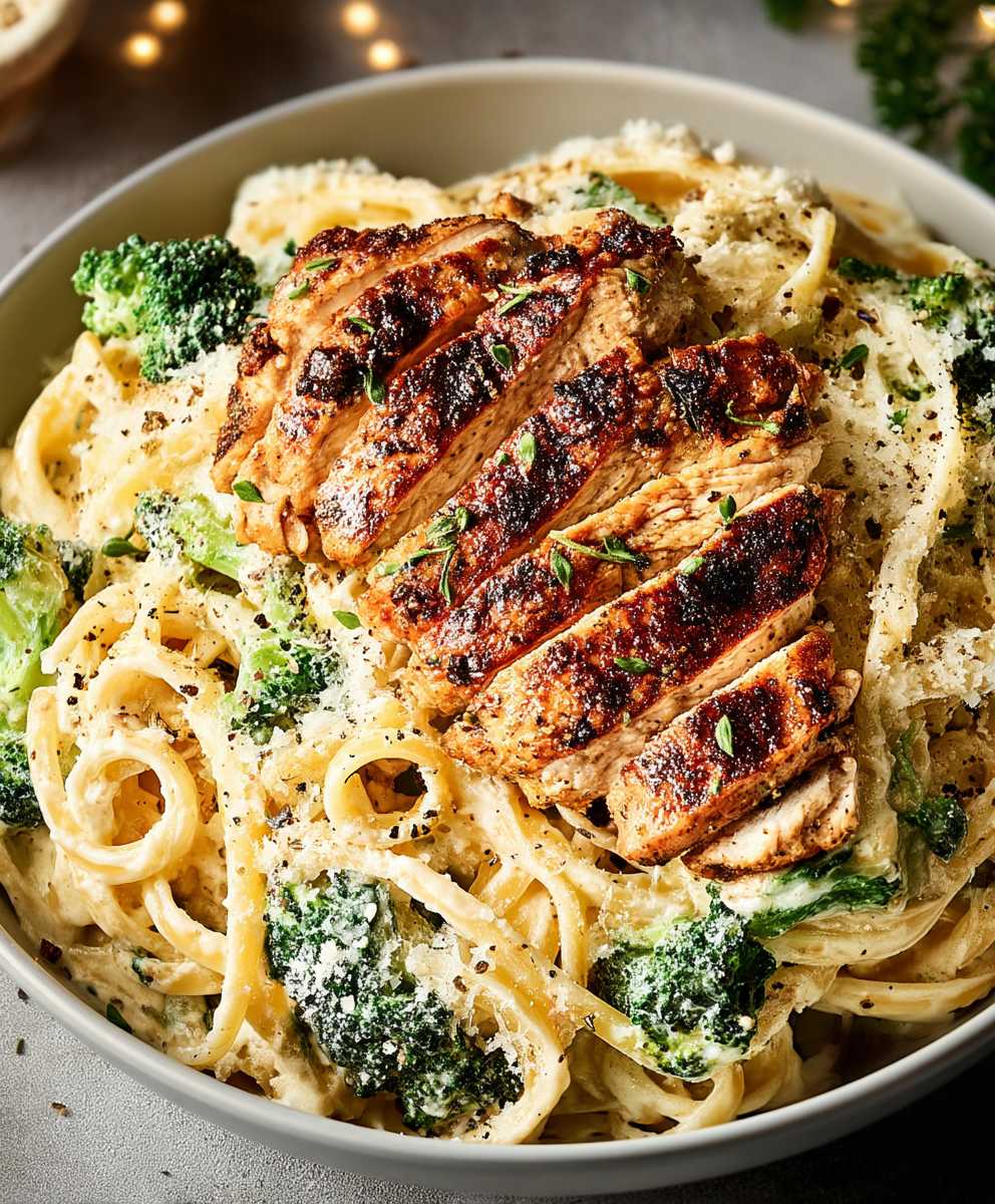 Low Calorie Chicken Alfredo