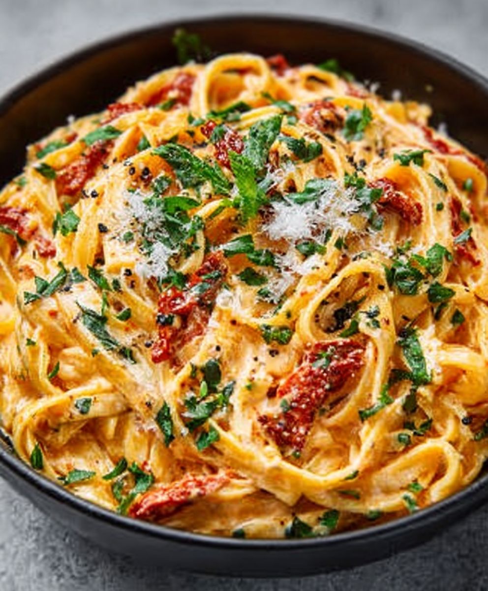 Creamy Sun-Dried Tomato Pasta