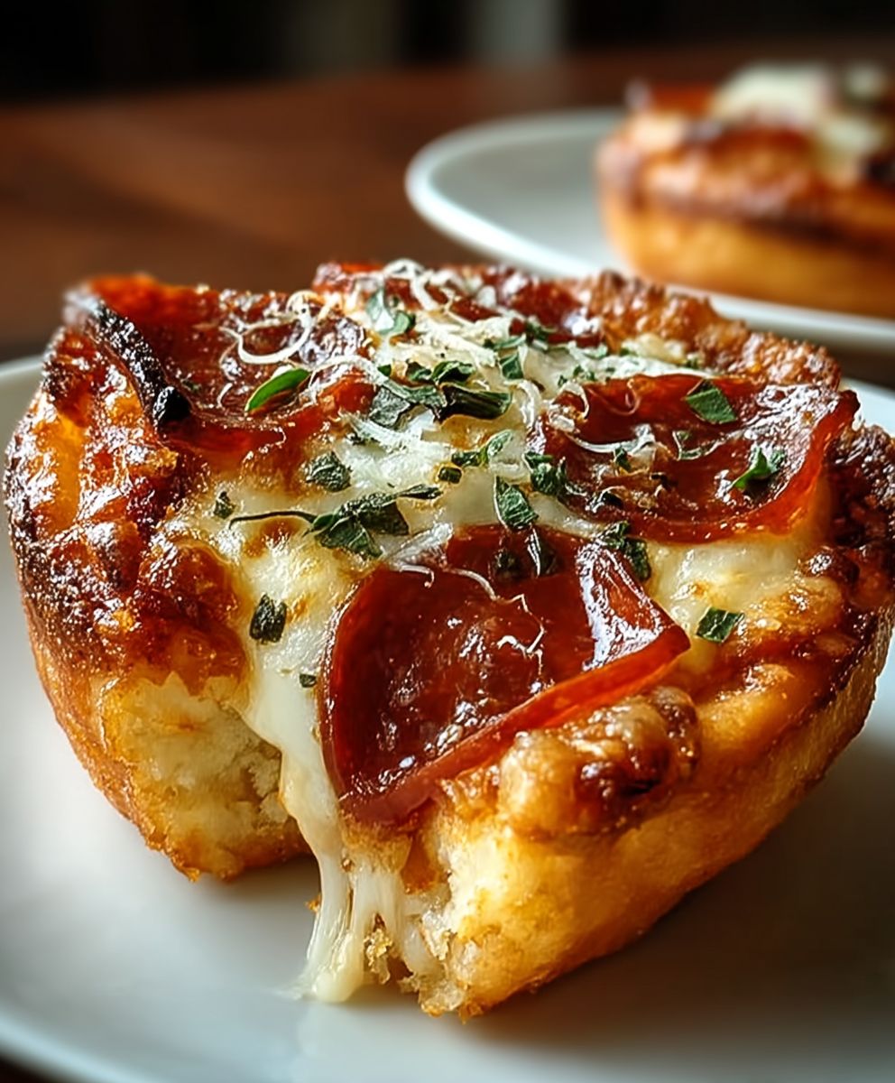 Mini Deep Dish Pizzas