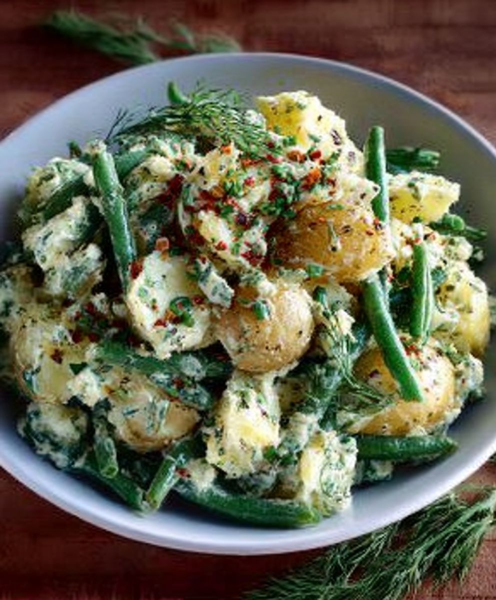 Creamy Green Bean Salad