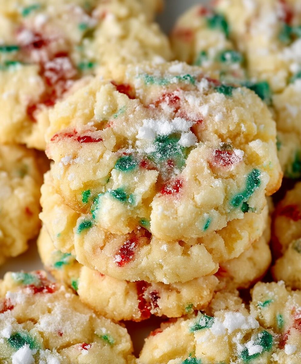 Gooey Christmas Butter Cookies