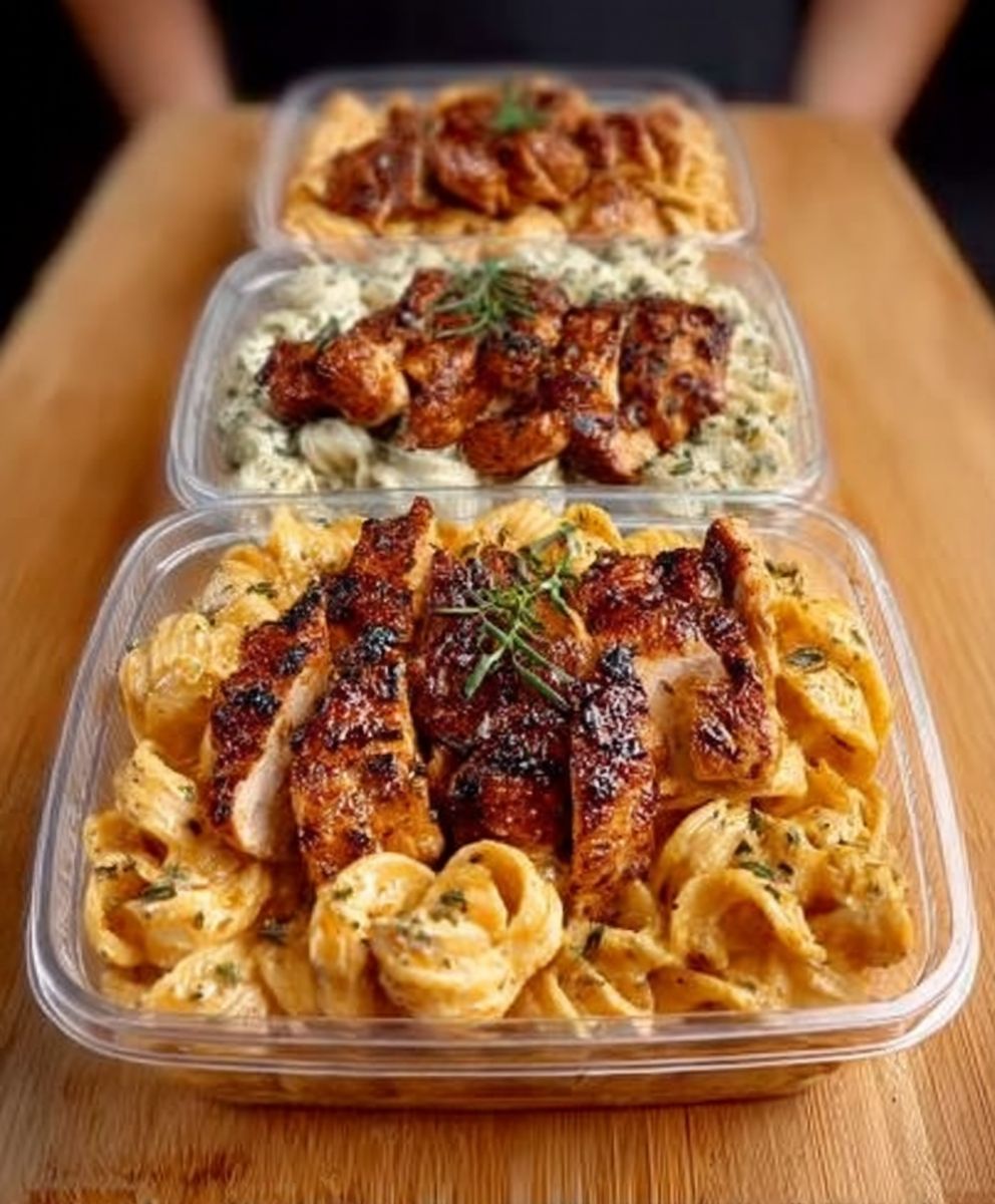 High Protein Grilled Chicken Alfredo