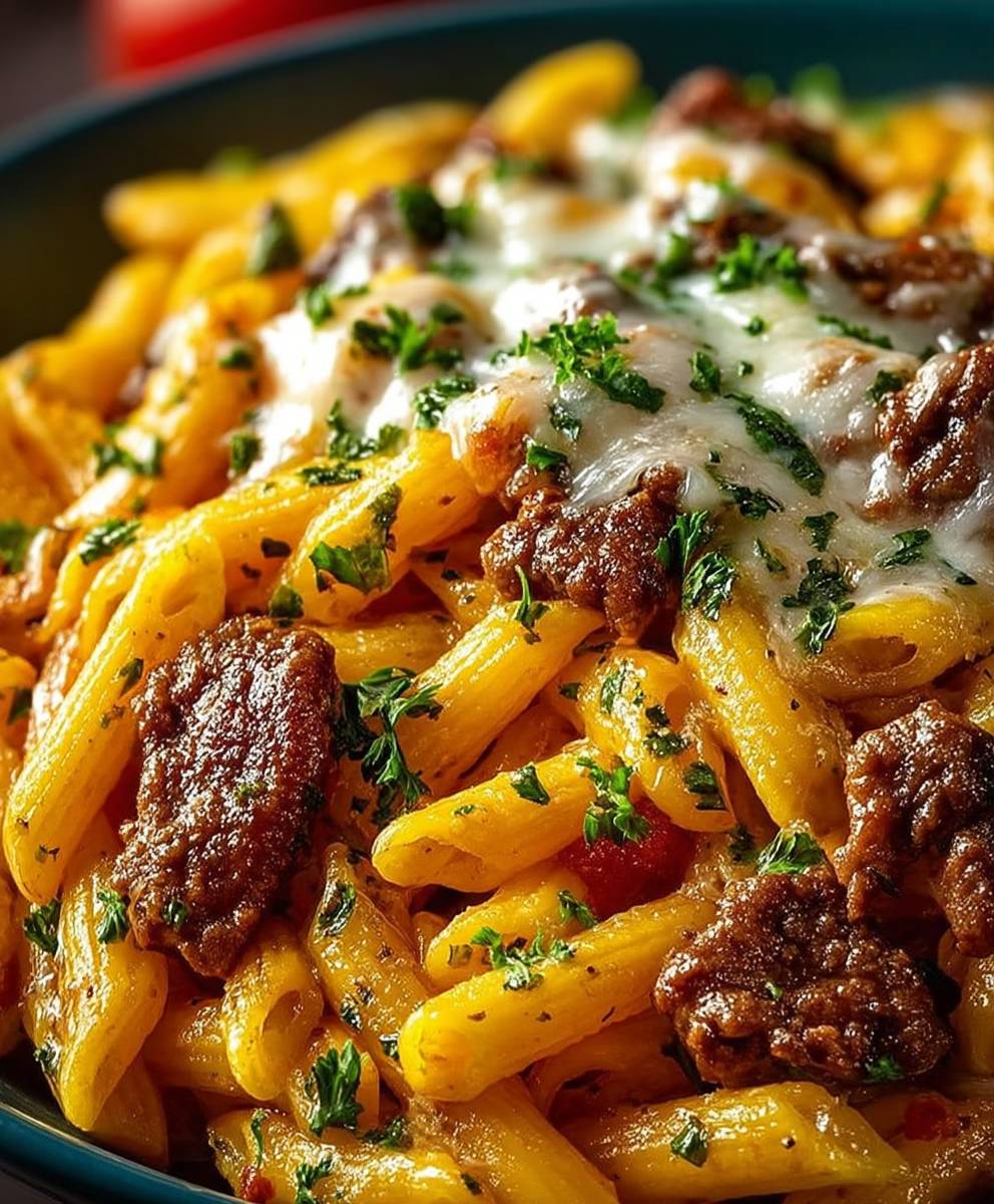 High Protein Beef Pasta