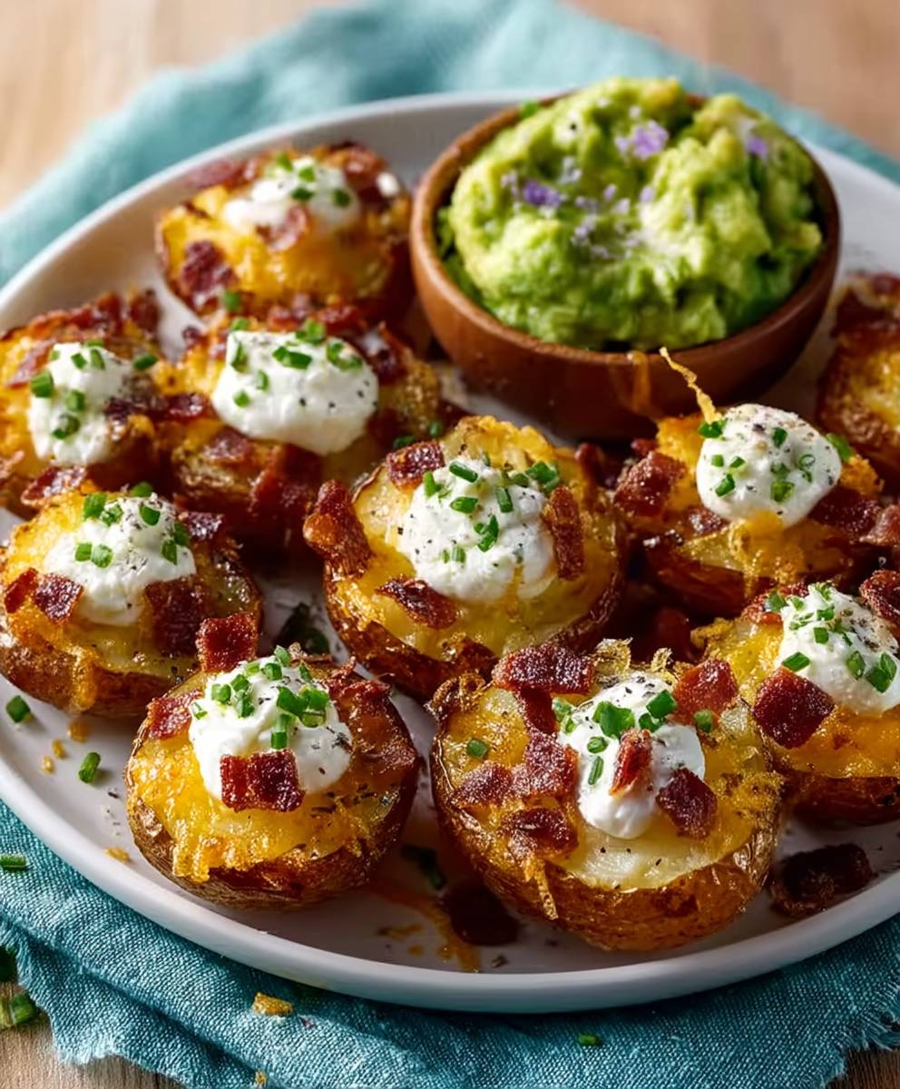 Crunchy Mini Potato Skins | Easy Crispy Party Appetizer image 2