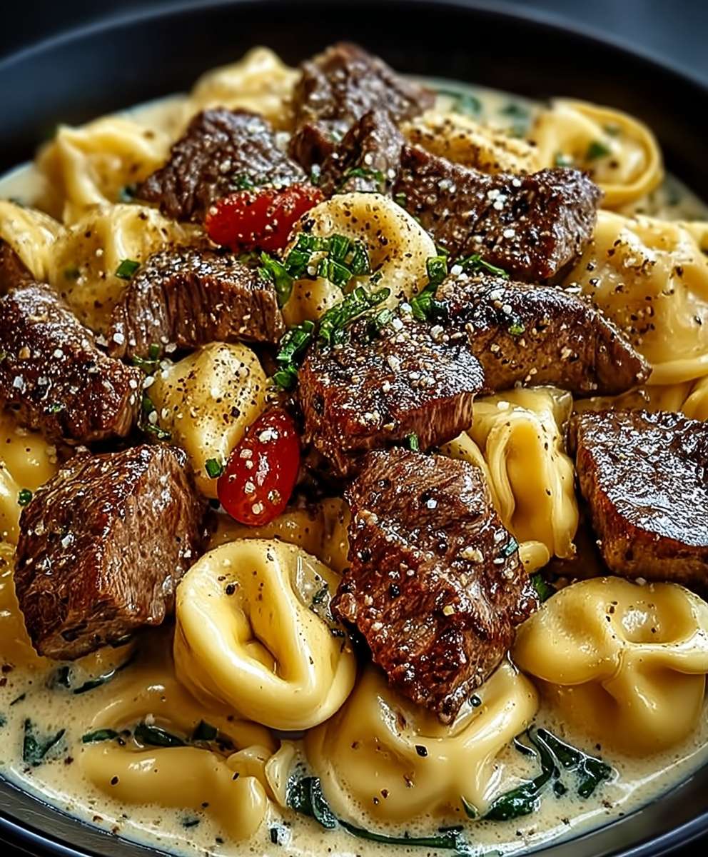 Garlic Steak Tortellini image 2