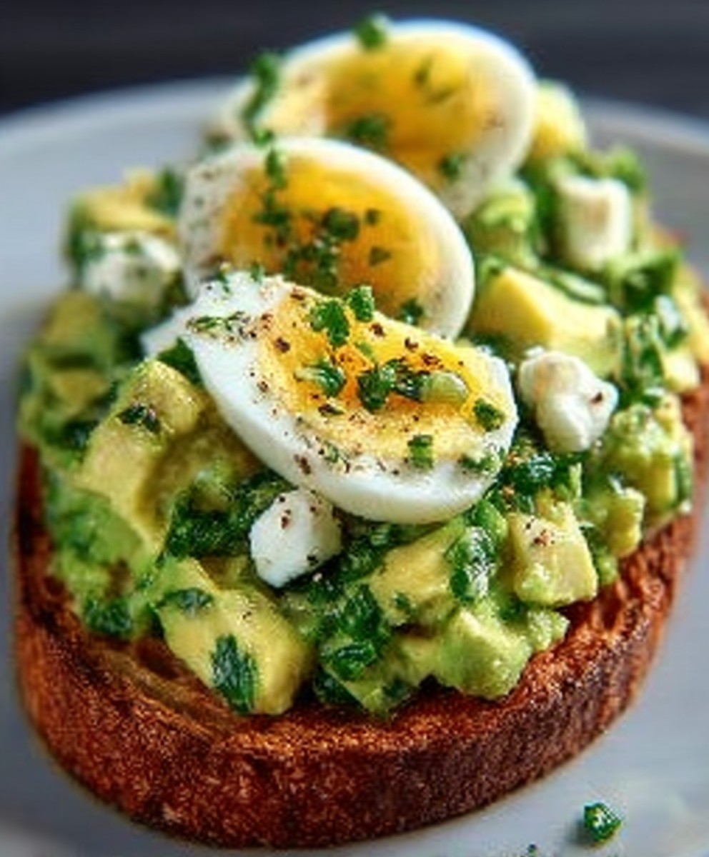 Simple & Zesty Mediterranean Avocado Egg Salad image 2