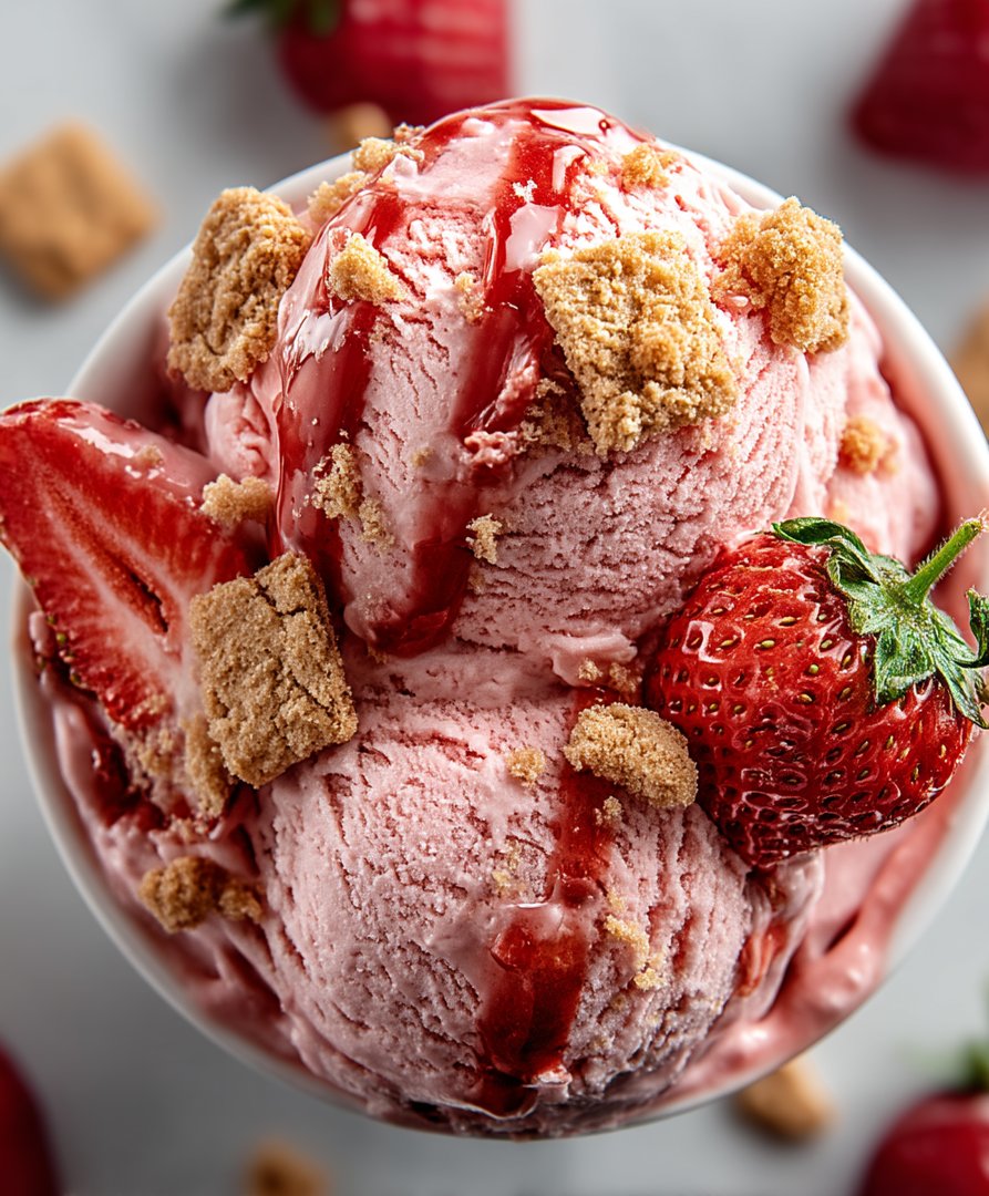 Strawberry Cheesecake Ice Cream: A Deliciously Creamy Recipe image 2