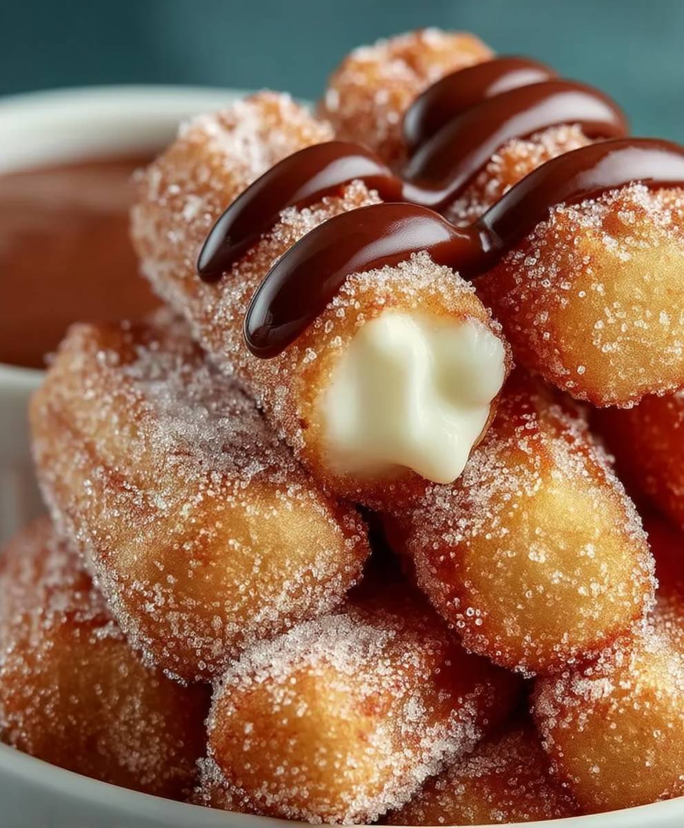 Crispy Air Fryer Churro Bites | Easy Cinnamon Sugar Dessert Recipe image 2